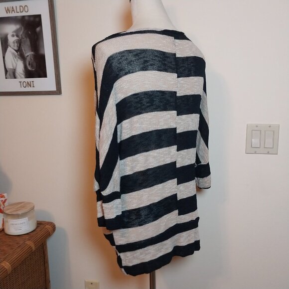 MM MM MM SIZE L STRIPED KNIT TOP - Picture 4 of 9